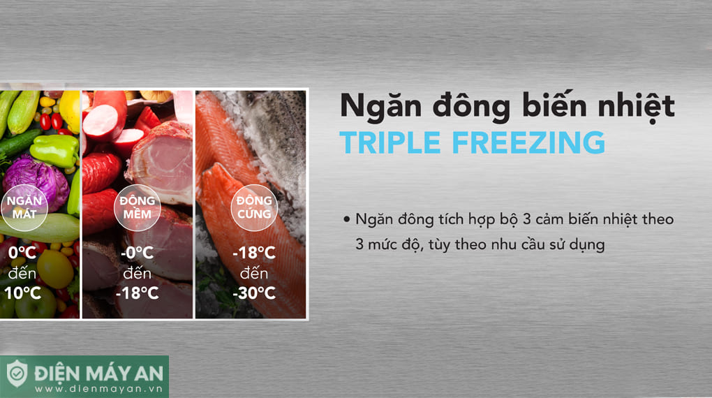 Tủ đông trưng bày Hòa Phát 451 lít HSF-AD6451.C1